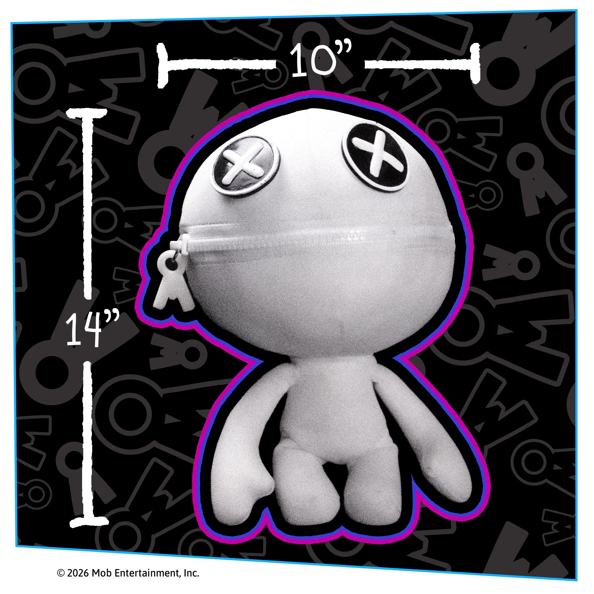 BLANKY BLANKZ 2-in-1 Reversible 14” Plush (Pre-Order) - Image 4